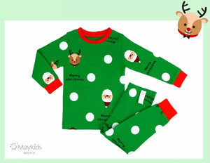 Maykids Green Rudolph PJ