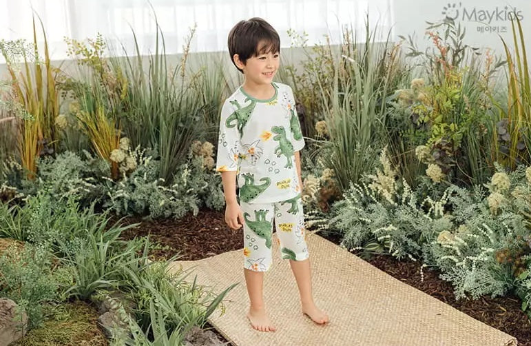 Maykids Baby Big Dino World Organic PJ