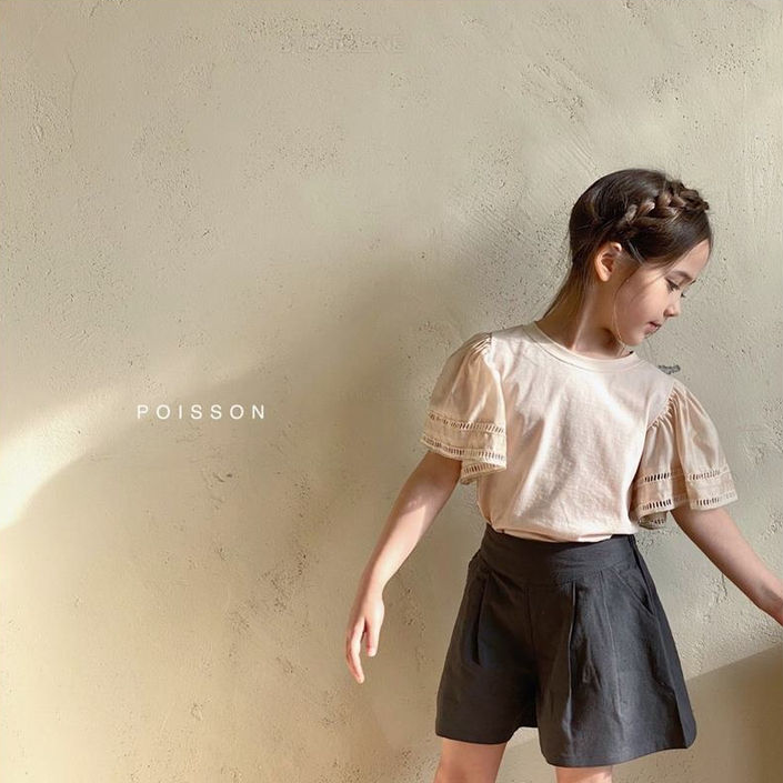 Poisson Linen Culotte Shorts