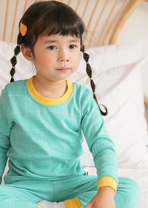 VOVO Check Mint Organic PJ