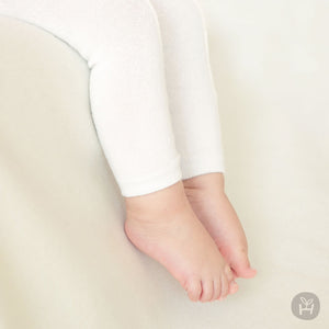 Happy Prince White Plain Leggings
