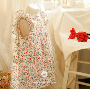 Arim Closet Baby Flower Sleeveless Cotton Dress