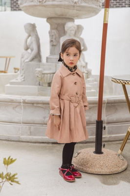 POPPY FLARED TRENCH CORT （ベージュ） あさぎーにょ レディース