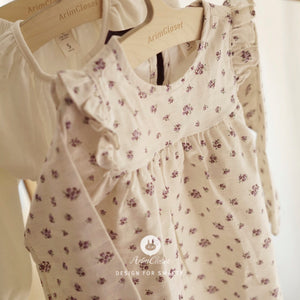 Arim Closet Cotton Baby Lavender Dress