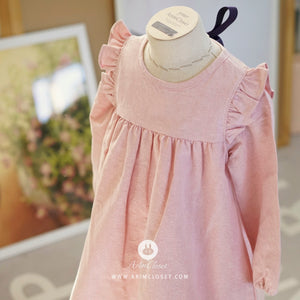 Arim Closet Cotton Baby Pink Dress