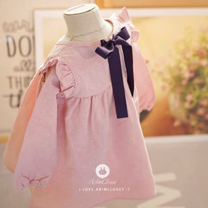 Arim Closet Cotton Baby Pink Dress
